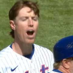 Mets’ Brett Baty gets into yelling match with home plate umpire after close call