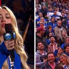 Sabres Fans Take Over Canadian National Anthem After Singer's Mic Issues
