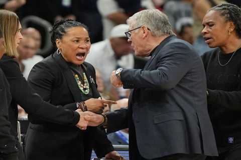 Dawn Staley: Geno Auriemma hasn’t reached out after heated handshake argument