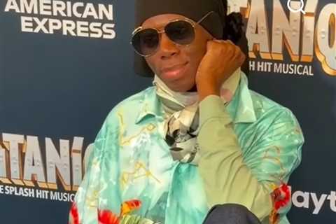 Former ANTM Judge and Stroke Survivor Miss J. Alexander Steps Out in Blue Jerome Lamaar Shirt at..