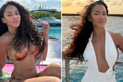 'Love Island' Amaya Espinal Slays Metallic Bikini in Turks & Caicos