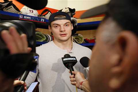 Matt Rempe’s injury-filled Rangers season was a real learning experience