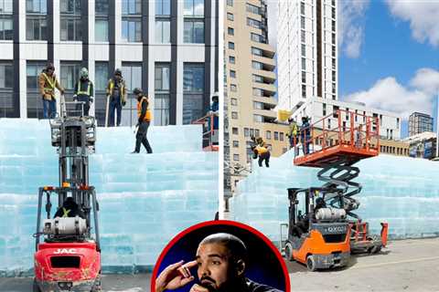Drake Fans Use Blowtorch to Melt Ice Blocks for Album Release Date, on Video