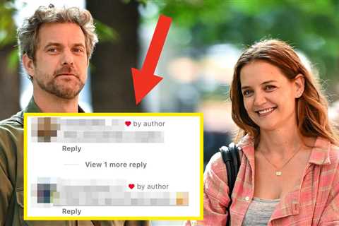 Katie Holmes Just Liked Some Very Interesting IG Comments About Her Costar And Ex, Joshua Jackson — ..