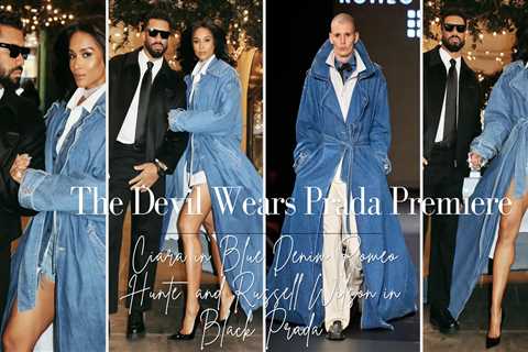 Ciara Stuns in Denim Romeo Hunte Fall 2026 and Russell Wilson Looks Fly in Prada at the Devil Wears ..