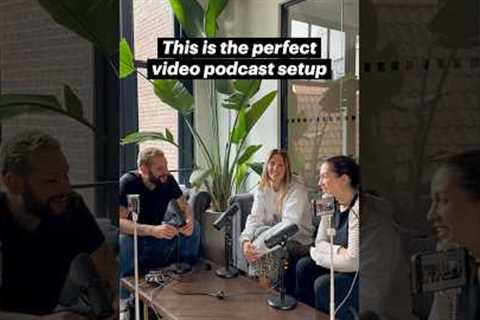 How to set up 2 cameras for podcasting | 3 person podcast setup with phones
