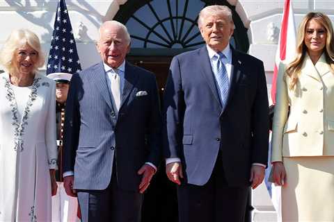 King Charles, Queen Camilla Meet With Donald Trump & Melania on Historic U.S. Trip