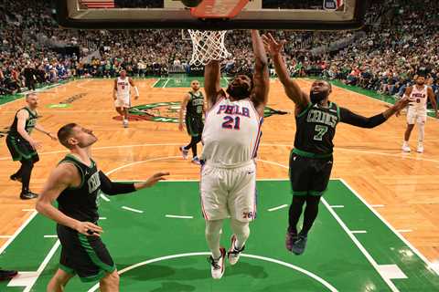 Joel Embiid’s big night leads 76ers to season-saving win over Celtics in Game 5