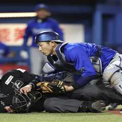 Troubling update on Japanese umpire after being hit with bat two weeks ago