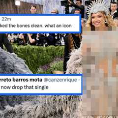 Beyoncé Went Skeletal Mother Goddess For The 2026 Met Gala, And Social Media Has LOTS Of Thoughts..