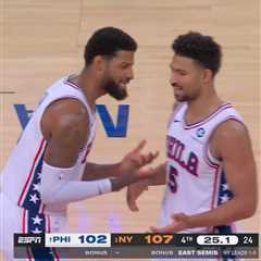 76ers veterans appear to have late-game blowup after dubious Game 2 shot