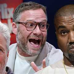 Seth Rogen and Jon Stewart Rip Kanye West For Antisemitic Comments