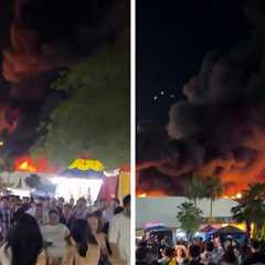 Five Dead After Inferno Rips Through Mexican Fairground, On Video