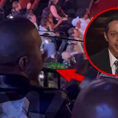 Kanye West Sits Stone-Faced as Pete Davidson Skewers Him at Kevin Hart Roast, on Video