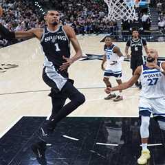 Victor Wembanyama rebounds from ejection to propel Spurs to Game 5 blowout of Timberwolves