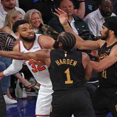 Knicks’ Karl-Anthony Towns point center plan hits Game 1 roadblock