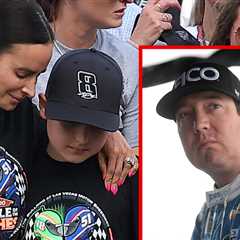Kyle Busch's Wife, Kids and Family Fight Back Tears at Emotional NASCAR Tribute