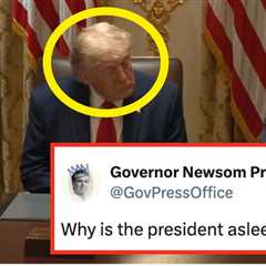 Soooo, Here’s The Weird New Way The White House Is Defending Trump’s Alleged Sleeping Photos