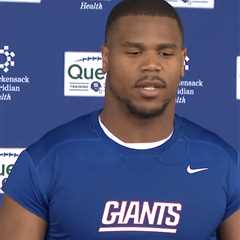 Giants’ Abdul Carter explains his response to Jaxon Dart’s Trump introduction: ‘What I stand on’