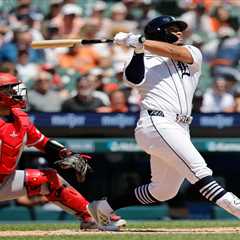Tigers outfielder’s home run leaves fan covered in drink