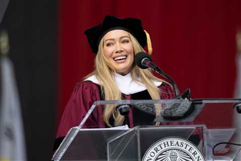 Hilary Duff Delivers Inspiring Northeastern University Commencement Speech: ‘Don’t Forget to Pause..