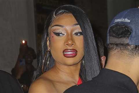 Megan Thee Stallion Seen Leaving Final 'Moulin Rouge!' Performance