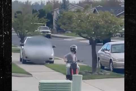 Car Pursues Bike-Riding Kid on Sidewalk in Alarming Video, Woman Arrested for DUI