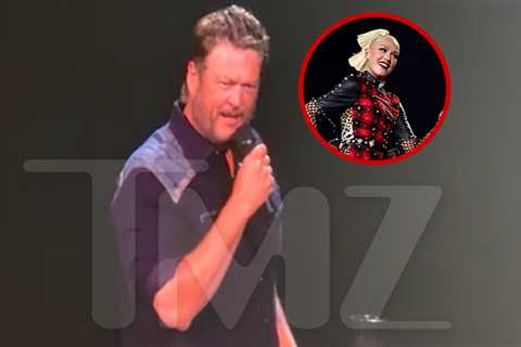 Blake Shelton Blames Manager for Missing Gwen Stefani's Sphere Debut, on Video