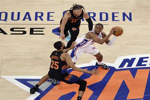 Tyrese Maxey is getting buried by Mikal Bridges’ playoff redemption