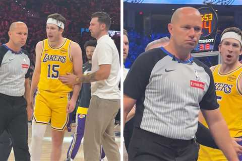 Austin Reaves Appears To Call Ref 'P***y' During Heated Exchange Over Call