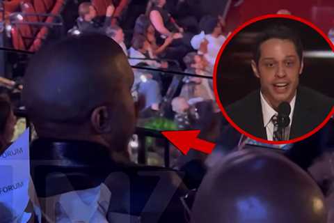 Kanye West Sits Stone-Faced as Pete Davidson Skewers Him at Kevin Hart Roast, on Video