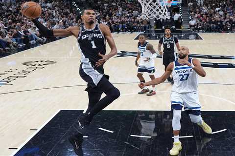 Victor Wembanyama rebounds from ejection to propel Spurs to Game 5 blowout of Timberwolves