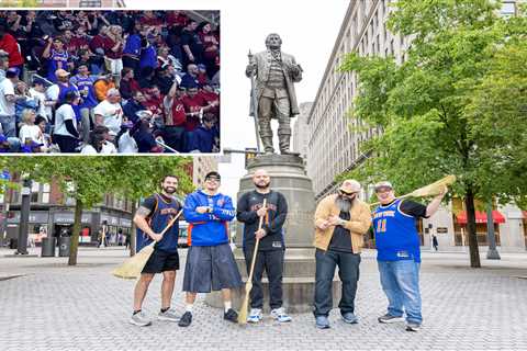 Bargain-hunting Knicks fans invade Cleveland on eve of Game 4 of NBA conference finals