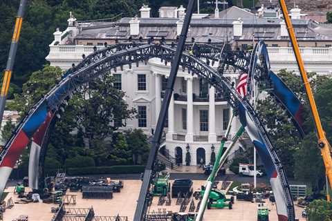 UFC's Freedom 250 Fight Venue Showing Progress on the White House Lawn