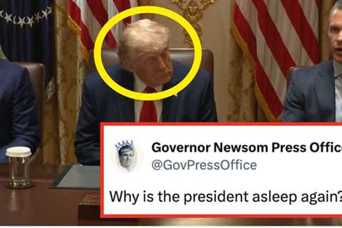 Soooo, Here’s The Weird New Way The White House Is Defending Trump’s Alleged Sleeping Photos
