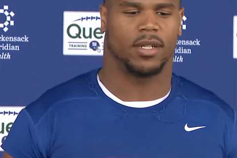 Giants’ Abdul Carter explains his response to Jaxon Dart’s Trump introduction: ‘What I stand on’