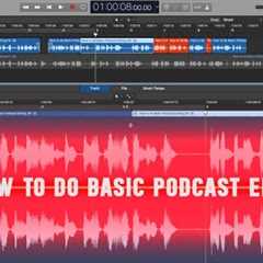 How do you edit a podcast recording?