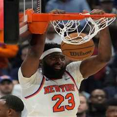Mitchell Robinson avoiding media as mystery grows around broken pinky ahead of NBA Finals