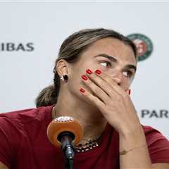 Aryna Sabalenka wants to ‘quit tennis’ after crushing French Open loss