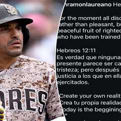 Ramón Laureano posts encouraging message after surgery: ‘Create your own reality’