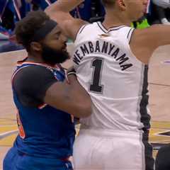 NBA rescinds Knicks center Mitchell Robinson’s controversial technical foul from Game 2
