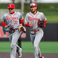 St. John’s season on the brink after getting shut out by Alabama, ace Tyler Fay