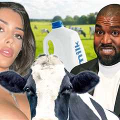 Kanye West Pours Milk Down Bianca's Chest In Music Video For 'Gemini Season'