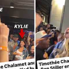 Timothée Chalamet, Ben Stiller Mobbed Following Knicks' Epic Comeback