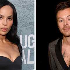 Zoë Kravitz And Harry Styles Debuted Matching Tattoos