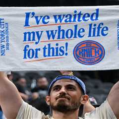 Ecstatic Knicks fans celebrate breaking championship drought at San Antonio Spurs’ Frost Bank Center