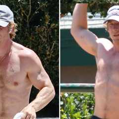 'The Bear' Star Jeremy Allen White Shows Off Rock-Hard Abs During Shirtless Run