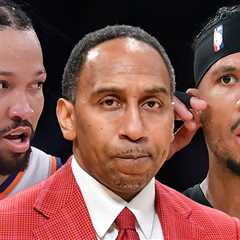 Knicks Stars Jalen Brunson and Josh Hart Confront Stephen A. Smith After He's Brutally Booed