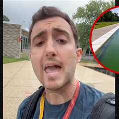 TMZ DC Follows Trump's Lead For Reflecting Pool Vandalism, But It's BS