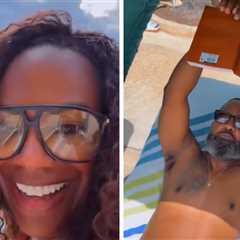 Kandi Burruss and Ex Todd Tucker Hang Out on Family Vacation After Divorce